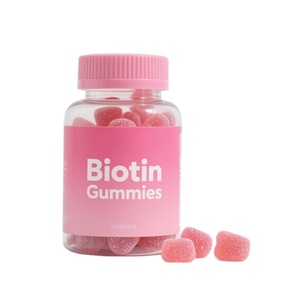 Suplementos Vitamínicos Veganos en Gomitas, Gomitas de Biotina para un Cabello y Uñas Fuertes, Piel Saludable, Ayuda Durante el <span class=keywords><strong>Embarazo</strong></span> - Product Image 1