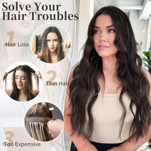 Goedkope Remy 100% Clip In Human Hair Extension Pu Naadloze Clip In Hair Extension Voor Witte Vrouwen Klauw Clip Paardenstaart Extensie - Product Image 4