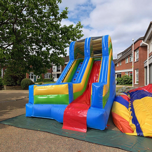 Blower Luxury nảy hiện đại công viên chủ đề lớn ngoài trời PVC bouncy Inflatable lâu đài bóng với Slide - Product Image 6