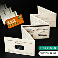 Brochures et dépliants personnalisés BOGUAN, impression numérique, carton duplex, revêtement UV/laminage film, options noir/blanc/couleur, livraison rapide