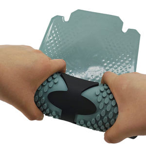 Alfombrilla de Silicona Reutilizable Ecológica Clásica Personalizada, con Forma de Cuchilla de Afeitar, Antideslizante, Resistente al Calor, Organizador para Barbería - Product Image 4