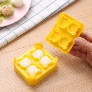 Dễ thương mèo Sushi gạo khuôn mẫu con chó GẤU THỎ Panda gạo khuôn mẫu Bento bánh sandwich trang trí cắt Maker khuôn mẫu