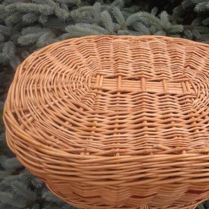 Cesta de Picnic de Mimbre de Sauce Sostenible, Cesta Tejida Clásica para Almacenamiento de Alimentos, Actividades de Ocio al Aire Libre - Product Image 6