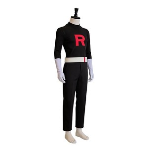 Coolmanyuan Jessie Vestido de Cosplay para Mujer, Disfraz de Anime Negro y Rojo con Logo R, Primavera 2026, Talla Adulto - Product Image 5