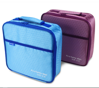 Boîte à lunch carrée isotherme en acier inoxydable 304 avec compartiments séparés pour enfants et employés de bureau - Conception multifonctionnelle