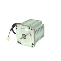 Motor DC Brushless Flange 3 Fasa 80mm Seri Magnet Permanen Panjang 106mm 48V 3000RPM 220W untuk Kipas Peralatan Rumah Tangga