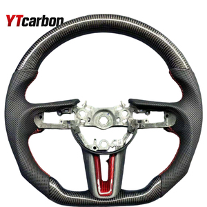Volante de Fibra de Carbono Forjado con Cuero Perforado Negro Personalizado YTcarbon para <span class=keywords><strong>Mazda</strong></span> 3 CX-30 CX30 CX-<span class=keywords><strong>50</strong></span> <span class=keywords><strong>MX</strong></span>-30 MX30 2020-2025 - Product Image 3