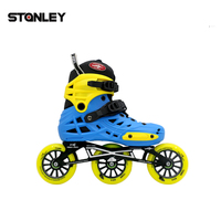 Vente en gros de patins à roulettes STANLEY Mini Tank Urban Skate pour jeunes et juniors, rouge et bleu, avec des roues rigides ABEC-9 85A, cadre en aluminium
