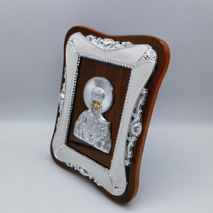 Ornements religieux Jésus Maria en bois personnalisés en usine cadre <span class=keywords><strong>photo</strong></span> en plastique ornements religieux - Product Image 3