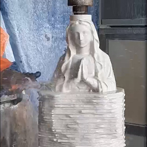 HUALONG Máy Móc HLSD3-1525 Điêu Khắc Tượng Đá Cẩm Thạch 3D Máy Khắc Dọc 4 Trục CNC Máy Khắc Đá Granite - Product Image 2