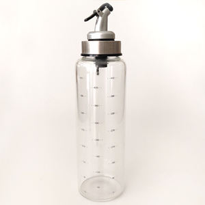<span class=keywords><strong>Precio</strong></span> de fábrica al por mayor 350ml 500ml condimento multifuncional cocina Vinagre de medición botella de oliva para dispensador de aceite de cocina - Product Image 2