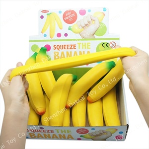 Banane géante remplie de <span class=keywords><strong>sable</strong></span>, <span class=keywords><strong>jouet</strong></span> en TPR super lent à remonter, mignon, anti-stress, à presser - Product Image 5