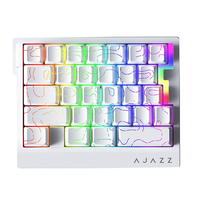 Teclado Mecánico para Juegos Ajazz AK029 de Una Mano, 29 Teclas, Interruptor Magnético, Cableado, Ultraportátil para Ordenador Portátil o de Escritorio