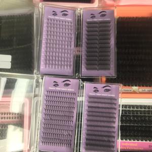 Extensions <span class=keywords><strong>de</strong></span> <span class=keywords><strong>cils</strong></span> en éventail à effet volumineux, noir mat, auto-fleurissantes, faciles à appliquer, <span class=keywords><strong>cils</strong></span> en <span class=keywords><strong>bouquet</strong></span> - Product Image 3