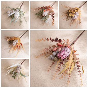 Bouquet de fleurs artificielles CallaFloral Emperor, fleurs en PVC, décoration intérieure, style INS - Product Image 3
