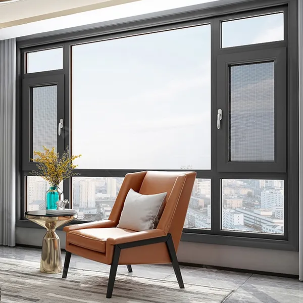 As2047 TOMA fenêtres à battants avec stores standard en aluminium à battants fenêtre tailles fenêtre à battants en aluminium matériel prix