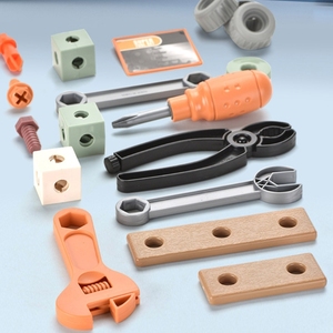 144 Uds. Juguetes educativos para niños, <span class=keywords><strong>caja</strong></span> <span class=keywords><strong>de</strong></span> <span class=keywords><strong>herramientas</strong></span> DIY, juego <span class=keywords><strong>de</strong></span> juguetes para jugar a las casitas, <span class=keywords><strong>herramientas</strong></span> <span class=keywords><strong>de</strong></span> reparación <span class=keywords><strong>de</strong></span> simulación, regalo <span class=keywords><strong>de</strong></span> cumpleaños para niños - Product Image 5