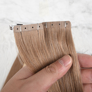 Extensions de cheveux invisibles de luxe, 100% cheveux humains 15A, Remy vierges, double trame, cuticules intactes, vrais cheveux russes naturels - Product Image 1