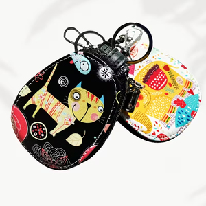 Portachiavi in Pelle PU Personalizzato con Design Dipinto per Donne, Custodia Portachiavi per Governanti, Nuova Pochette Portachiavi in Pelle - Product Image 4