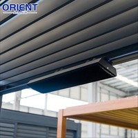 Pergola Bioclimatique d'Extérieur au Design Populaire, Pergola en Métal Aluminium pour Jardin, Pergola Extérieure 3x6m, Pergola 3x6, Pergola 5x4