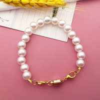 Fermoirs mousquetons en alliage pour bijoux, connecteurs magnétiques, accessoires de bricolage pour bracelets et colliers, vente en gros