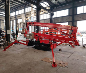 Vente chaude 12m 18m bras articulé télescopique véhicule de travail aérien <span class=keywords><strong>360</strong></span> degrés rotatif bras droit plate-forme de levage palan - Product Image 4