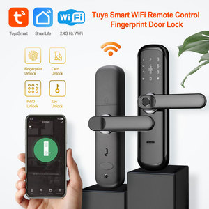 Hot người bán dấu vân tay, chìa khóa, thẻ ID, mật khẩu, ứng dụng mở khóa điều khiển từ xa tuya Wifi kỹ thuật số điện tử thông minh Cửa Khóa PST-HR01 - Product Image 6