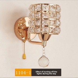 Lampe murale en cristal <span class=keywords><strong>LED</strong></span> moderne personnalisée pour salon, <span class=keywords><strong>design</strong></span> intérieur de luxe, décoration de la maison, couloir, chambre à coucher, lampe de chevet - Product Image 3