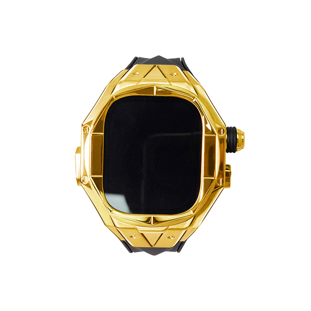 For Watch 49mm Luxury Titanium Alloy Watch Case With Fluorine Rubber Bands Titanium Watch case