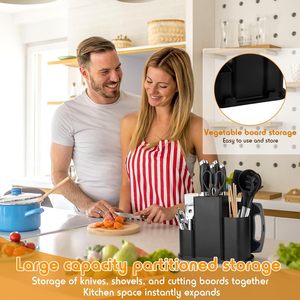 19 Pcs Kitchen Utensil Set <b>Silicone</b> Kitchenware Set Cuttings Board Storage With Wooden Handle Bucket Knife Kitchen <b>Tool</b> - Product Image 5