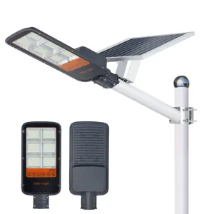 GEBOSUN-carcasa de aluminio impermeable ip65, luces led solares para exteriores, 20w, 30w, 50w