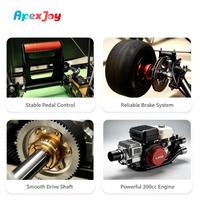 Kart de course à essence ApexJoy RACE GT PRO A1 - 200cc 5.5HP 65km/h Frein à disque hydraulique Pare-chocs en Z 135KG Économique Niveau d'entrée Prix de gros B2B