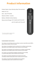 Thermomètre numérique sans fil pour viande en plastique, Bluetooth 5.3, portée 820 pieds, sonde IP67, double capteur, compatible application 1C, chargement magnétique