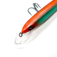 NOUVEAU OEM Leurre Minnow Lourd 180mm 48g pour lancer, avec hameçon VMC, pour eau salée, pêche au bar, au thon, au trolling, matériel de pêche artificiel