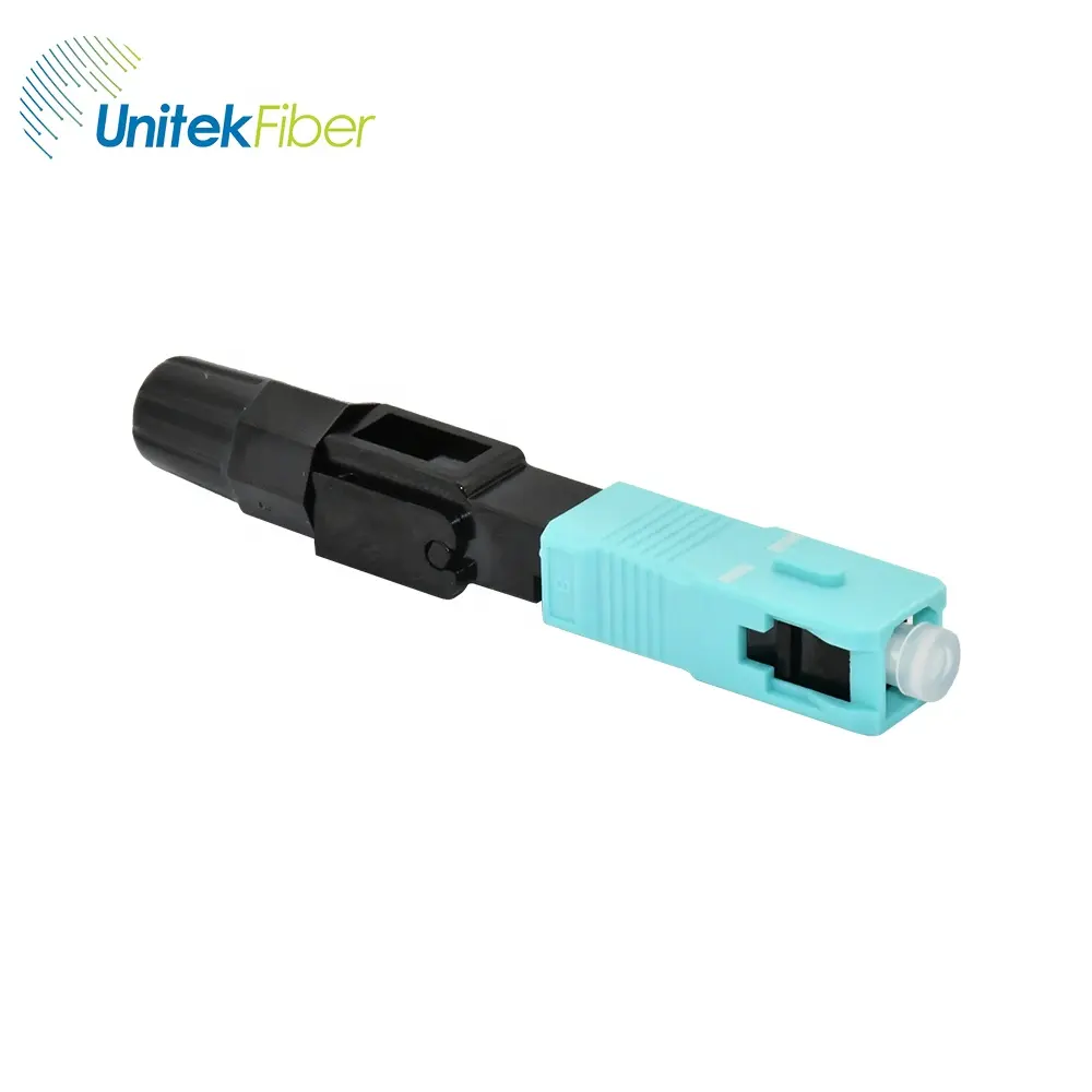 Produsen konektor kabel optik serat 0.9/2.0/3.0mm OM3 om4fiber rumah fc lc sc konektor cepat tipe n