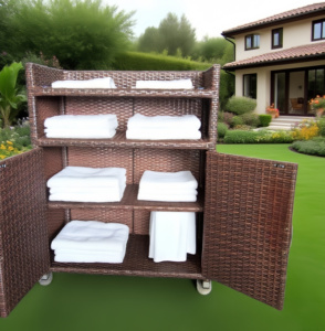 <span class=keywords><strong>Armoire</strong></span> de rangement pour piscines intérieures Yoshen, résistante à l'eau, en <span class=keywords><strong>résine</strong></span>, porte-serviettes pour piscine extérieure, <span class=keywords><strong>armoire</strong></span> de rangement pour patio <span class=keywords><strong>extérieur</strong></span> - Product Image 4