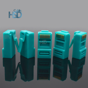 Connecteurs réseau Ethernet RJ45, 8 connecteurs non blindés, 8 connecteurs avec prise modulaire 8P8C, en Nylon, CAT6 - Product Image 6