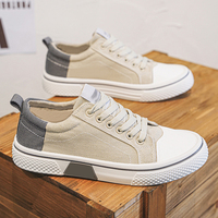 Chaussures en toile à lacets de marque de luxe en gros, avec semelle épaisse et design léger, pour hommes et femmes