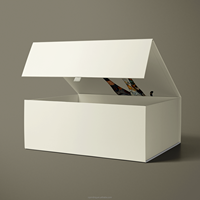 Boîte d'emballage de produit exclusive en carton de luxe de grande taille personnalisée, avec doublure en éponge, pour sweat-shirts, chaussures, vêtements, avec fermeture magnétique