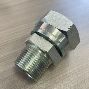 Zhuji nhà máy trực tiếp Chất lượng cao thép carbon thủy lực Adapter <span class=keywords><strong>NPT</strong></span> nam npsm nữ 60 độ Cone Điều kiện Mới 2NU phụ kiện - Product Image 1