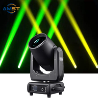Proyector de Haz RGBW de 380W, Cabeza Móvil, Luz DJ, Controlador DMX 512 de 16 Canales, 14 Colores, Iluminación Profesional para Escenarios, Discotecas, Fiestas y Eventos