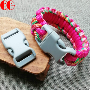 3/8 ''boucle de Bracelet Paracord à libération latérale incurvée petite boucle à dégagement rapide latérale profilée pour Bracelets à bricoler soi-même sangle de collier - Product Image 3