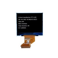 Module d'affichage LCD TFT transflectif IPS 2 pouces avec interface MCU 320x240, module LCD transflectif 2 pouces ILI9342C pour GPS portable