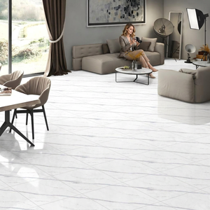 Carreaux de sol en porcelaine effet marbre foncé Vistaar Dinova Griss 600x600mm 8mm Revêtement de sol en céramique - Product Image 3