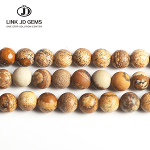 <span class=keywords><strong>Perles</strong></span> rondes <span class=keywords><strong>en</strong></span> jaspe naturel facetté, lisses/mates, <span class=keywords><strong>de</strong></span> 4 à 12 mm, pour la fabrication <span class=keywords><strong>de</strong></span> bijoux - Product Image 2