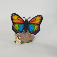 Lampe papillon lumineuse dynamique en forme d'animal, étanche pour extérieur, décoration de jardin festive, sculpture lumineuse pour scène nocturne