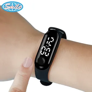 Hadiah Jam Tangan Murah Gelang Magnetik Jam Tangan Anak Tali LED Murah Jam Tangan Digital Kartun untuk Anak-anak