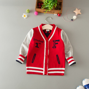 Chandails de sport en <span class=keywords><strong>alpaga</strong></span> péruvien à encolure en V rouge pour enfants d'usine chinoise - Product Image 2