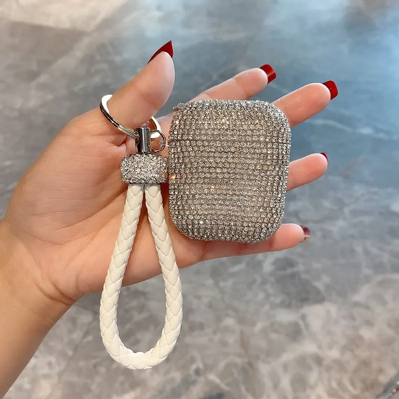 Luxury Keychain For Crystal Airpod Case Bling Air pod Case For Bling Airpod Case