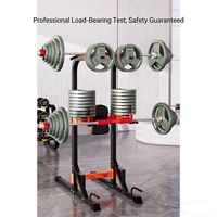 Barre de traction sur pied YB-0630 peu encombrante : support multifonctionnel pour barre simple et double d'intérieur